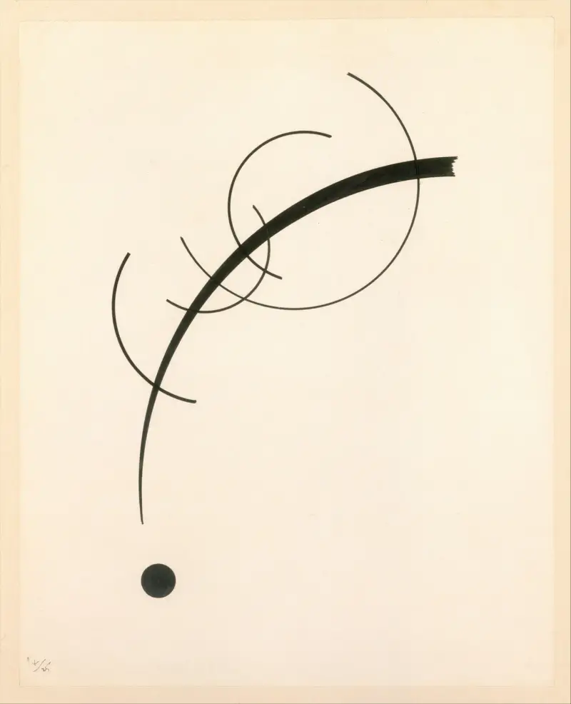 Free Curve to the Point – Accompanying Sound of Geometric Curves av Wassily Kandinsky