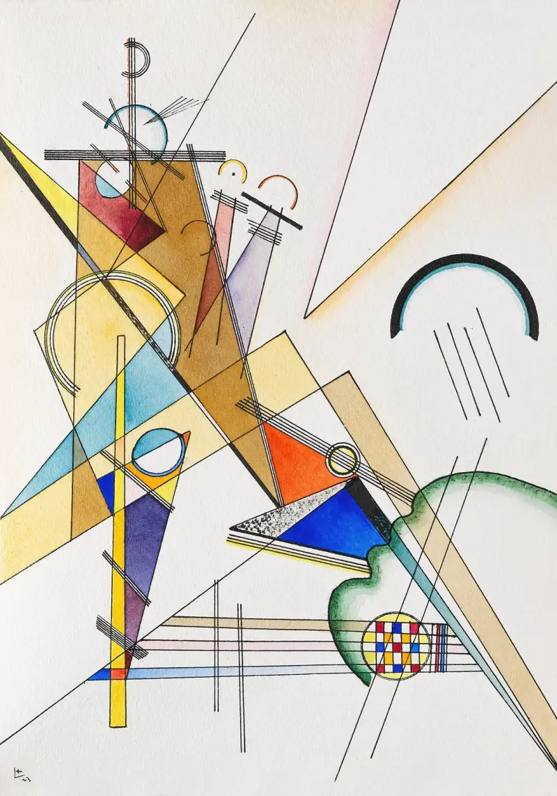 Tkanina, Wassily Kandinsky