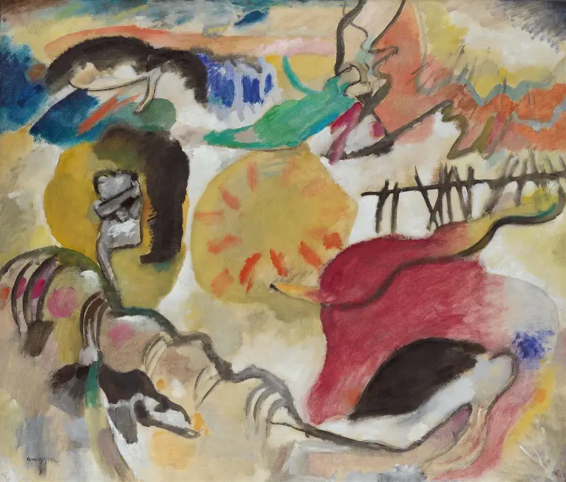 Improvizace 27 (Zahrada lásky II), Wassily Kandinsky