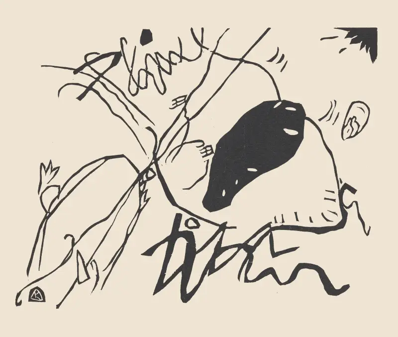 Klänge Taf. 02 von Wassily Kandinsky