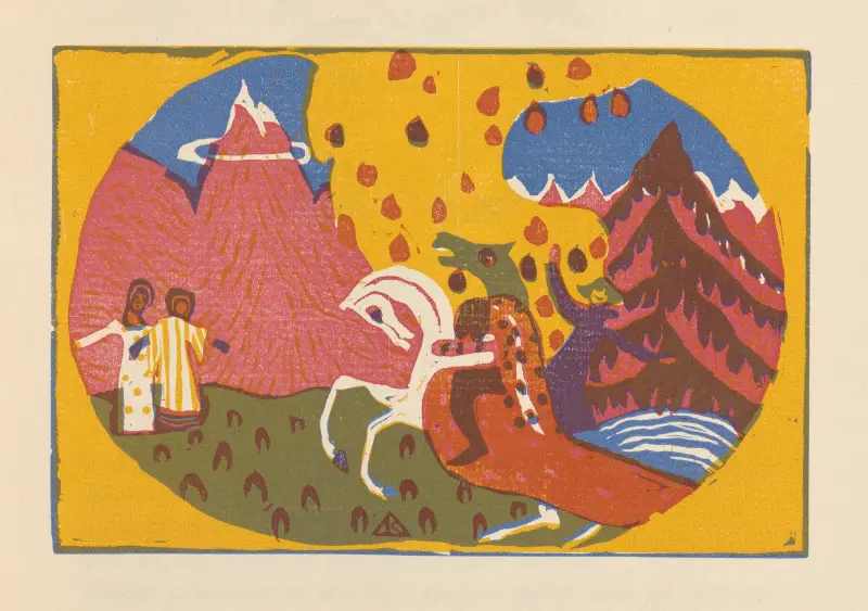 Dźwięki, plansza 5, Wassily Kandinsky