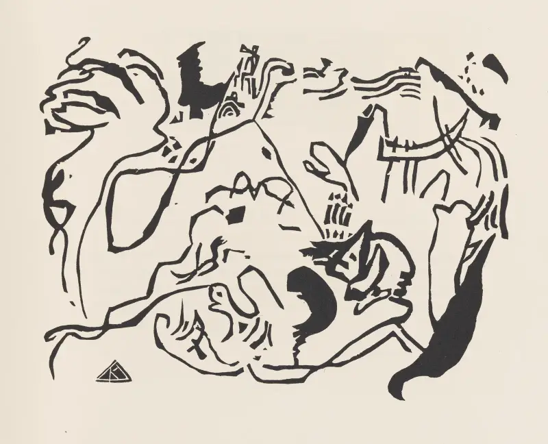 Dźwięki, tabl. 6, Wassily Kandinsky