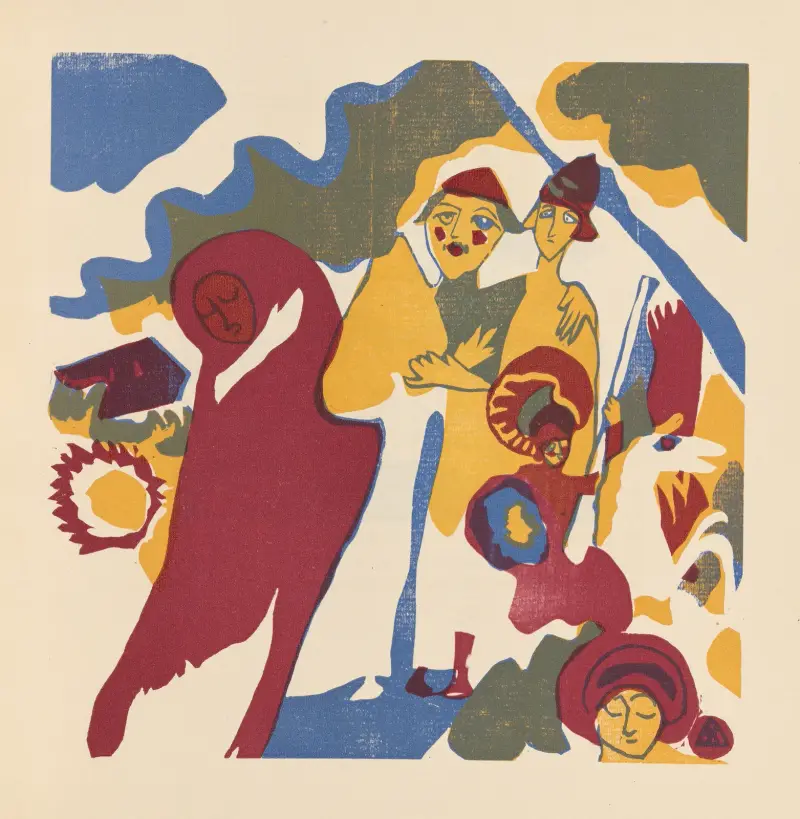Dźwięki, plansza 07, Wassily Kandinsky
