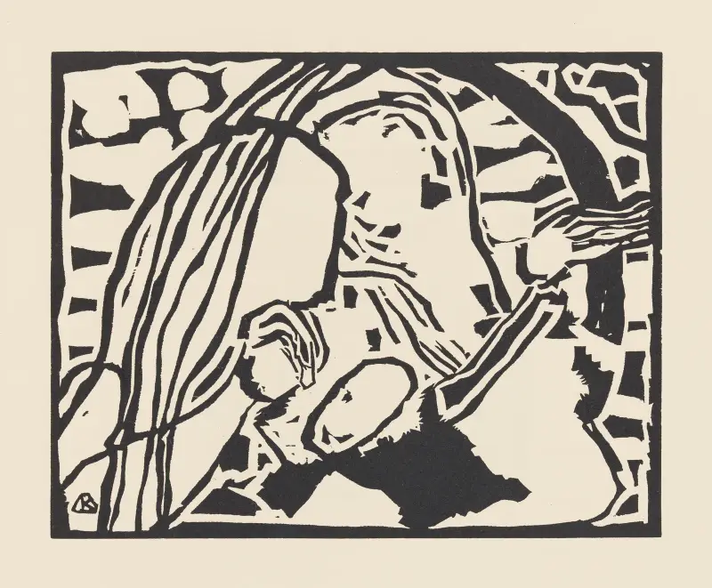 Klänge (Klänge), Bl. 9 von Wassily Kandinsky