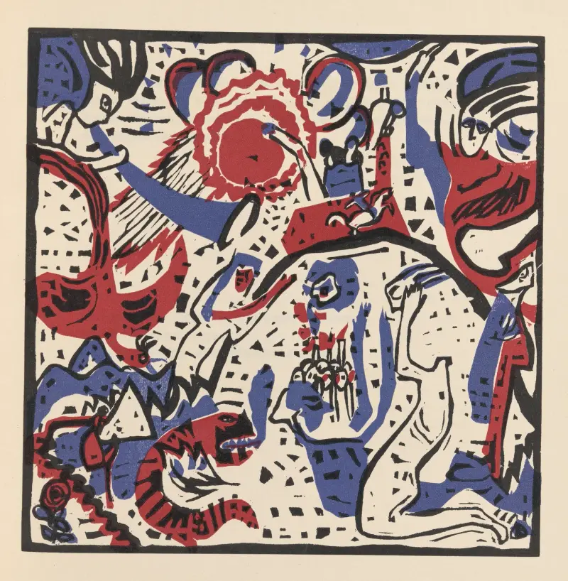 Klänge Pl. 11 von Wassily Kandinsky