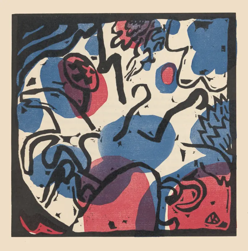 Zvuky, list 15, Wassily Kandinsky