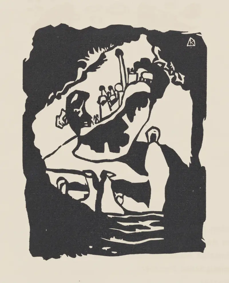 Klänge Pl. 17 von Wassily Kandinsky
