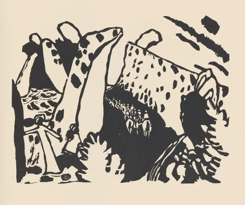 Klänge Pl. 18 von Wassily Kandinsky