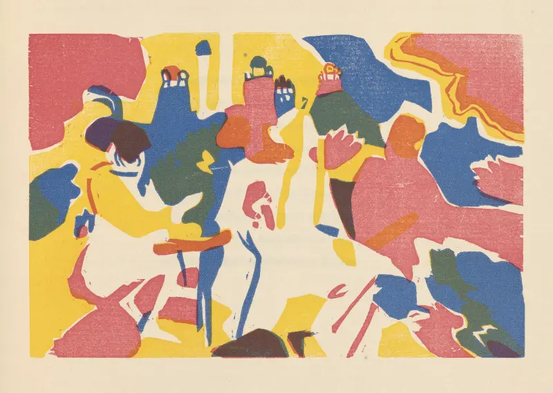 Klänge Pl.19 av Wassily Kandinsky