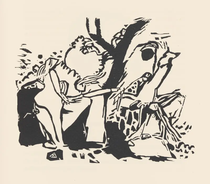 Zvuky, list 21, Wassily Kandinsky
