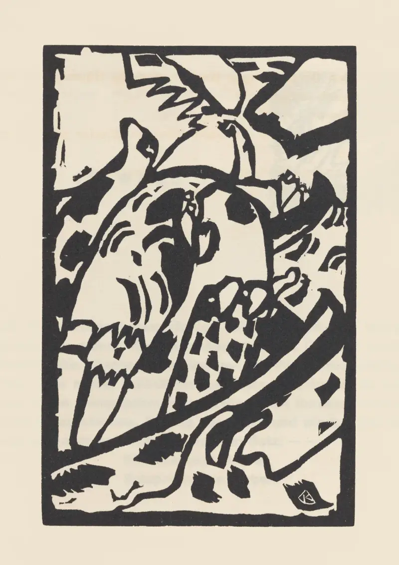 Klänge Tafel 25 von Wassily Kandinsky