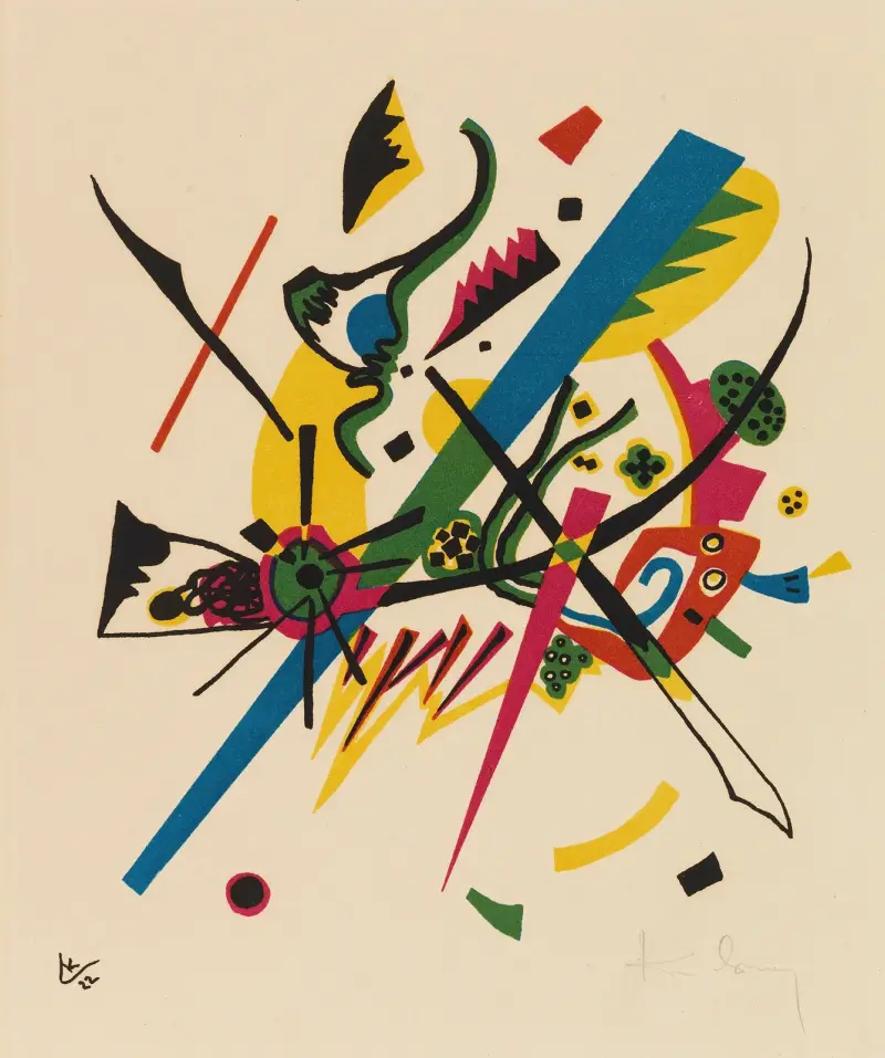 Kleine Welten I, 1922 – nr 2 av Wassily Kandinsky