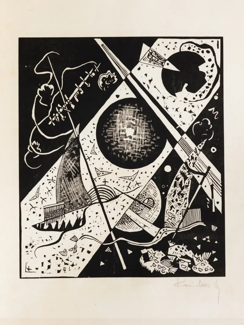 Kleine Welten (Small Worlds) VI, 1922 – nr 1 av Wassily Kandinsky