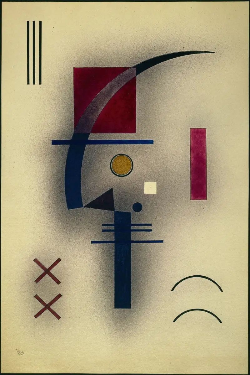 Kleines Weiss von Wassily Kandinsky