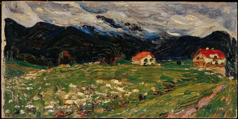 Kochel Lake close to Munich av Wassily Kandinsky