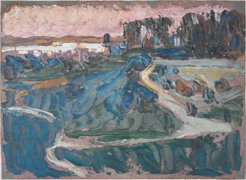 Landschaft (Oberpfalz) von Wassily Kandinsky
