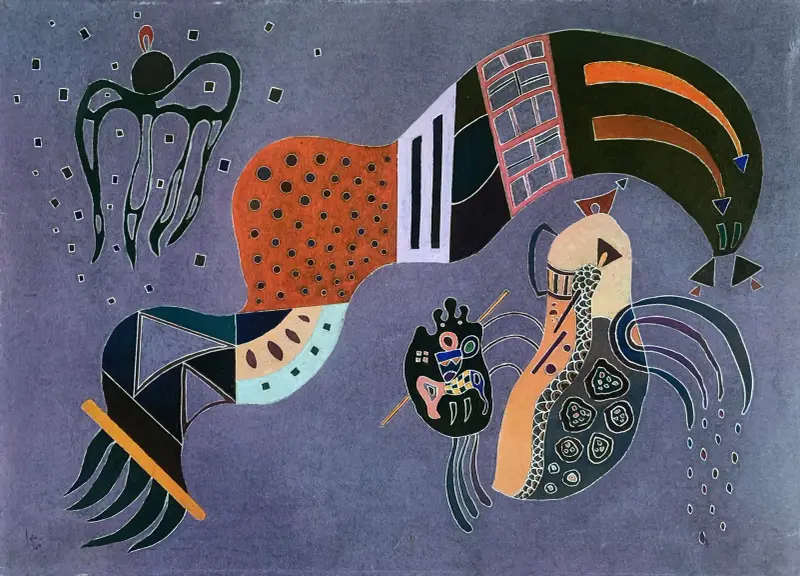 L’Élan tempéré von Wassily Kandinsky