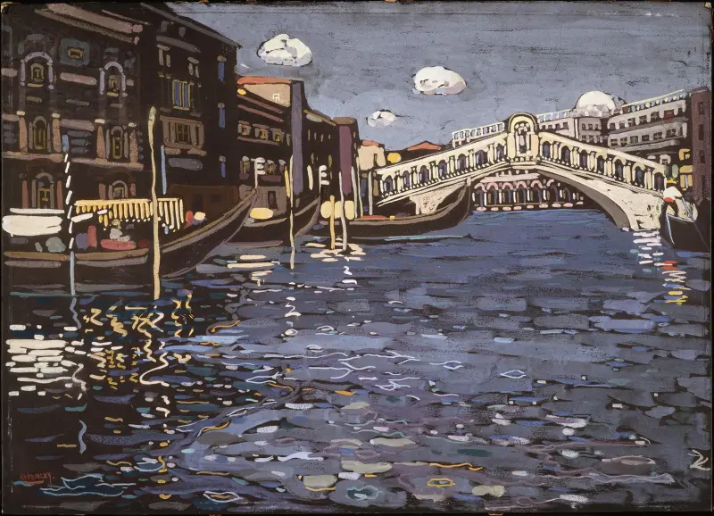Memory of Venice 4 (Rialto Bridge) av Wassily Kandinsky