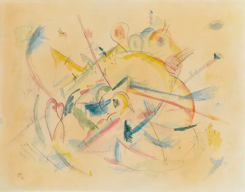 Ohne Titel, 1915 – Nr. 2 von Wassily Kandinsky
