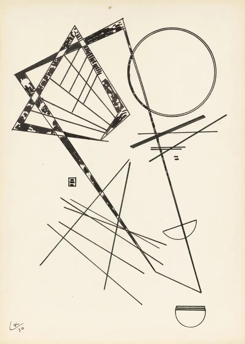 Ohne Titel, 1930 – Nr. 1 von Wassily Kandinsky
