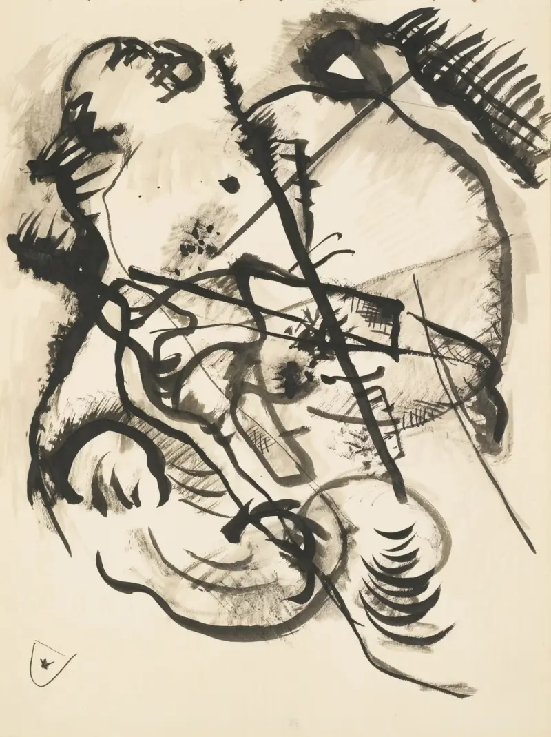 Bez tytułu, nr 1, Wassily Kandinsky