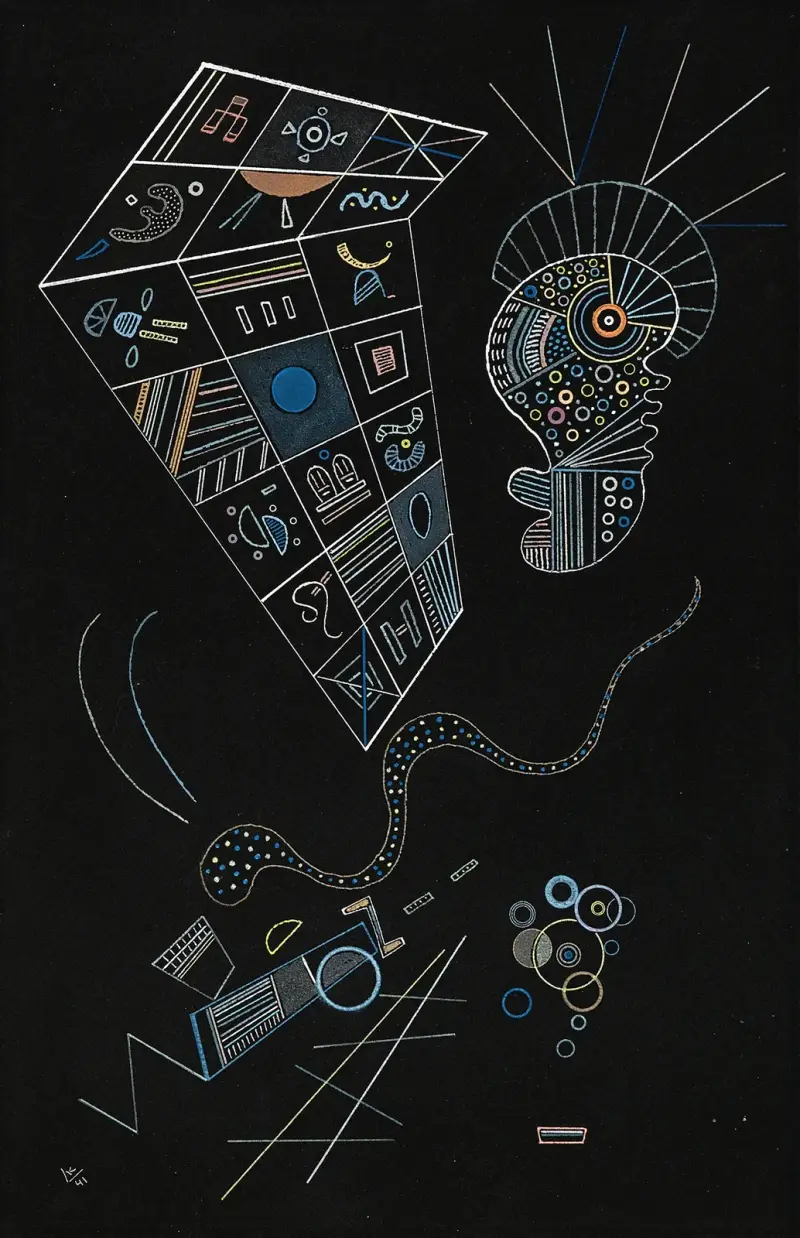 Bez názvu, 1941, Wassily Kandinsky