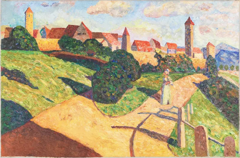 Altstadt II von Wassily Kandinsky