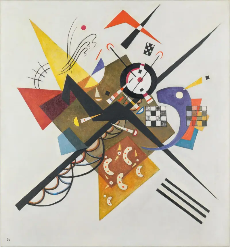 Na białym II, Wassily Kandinsky