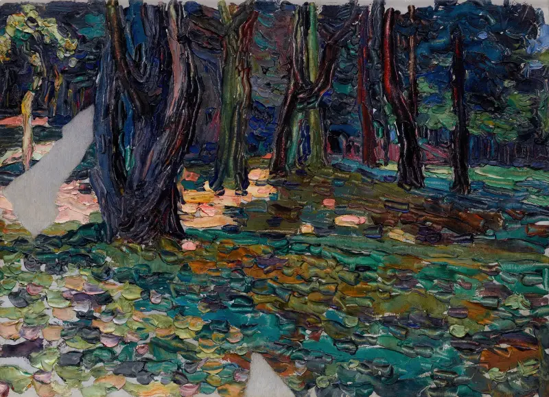 Parc de Saint-Cloud von Wassily Kandinsky