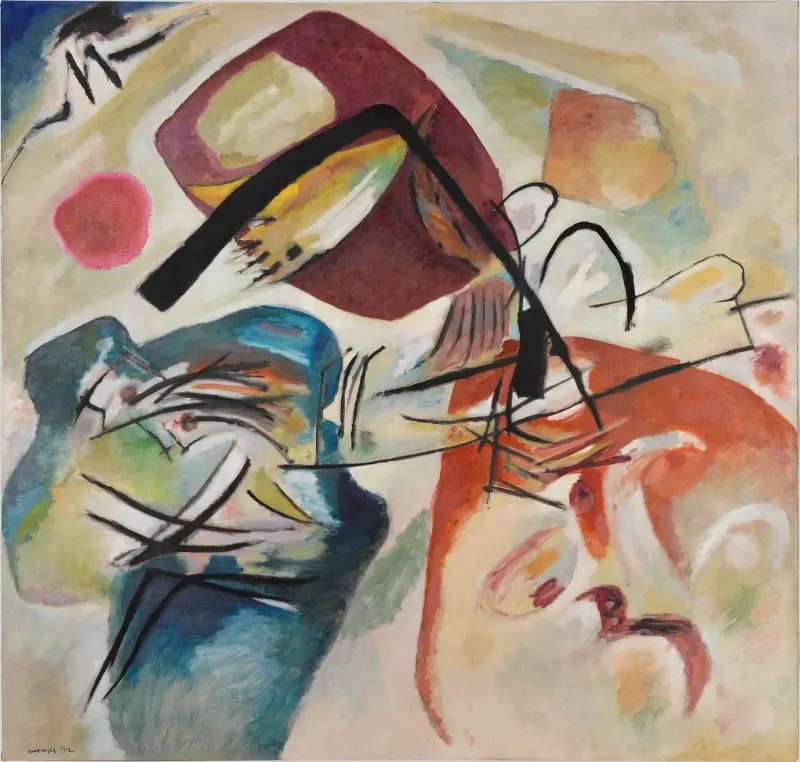 Picture with a Black Arch av Wassily Kandinsky