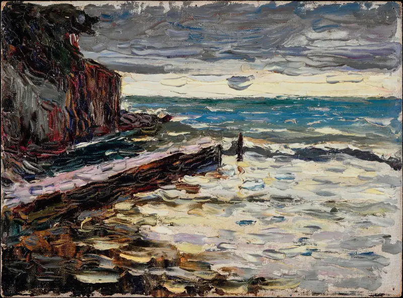 Rapallo, Stormy Sea av Wassily Kandinsky