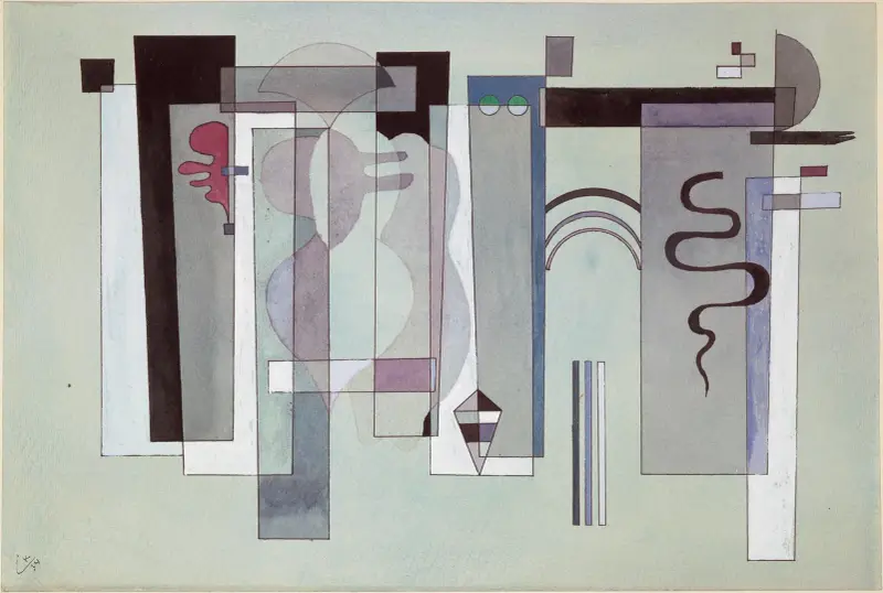 Wiedervereinigte Flächen von Wassily Kandinsky