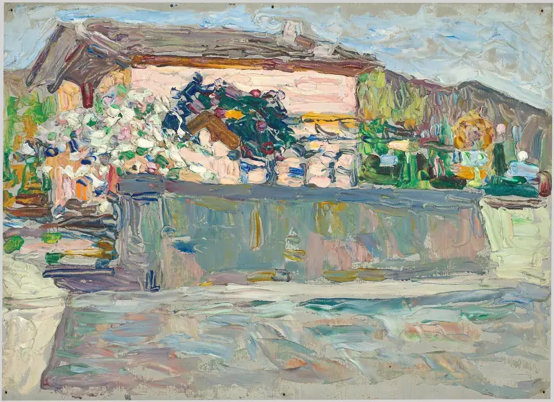 Frühling bei Augsburg von Wassily Kandinsky