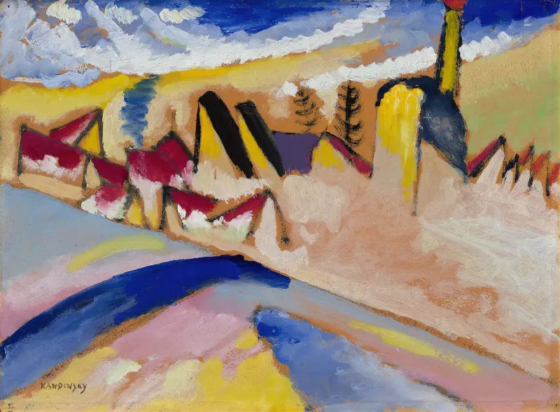 Studie für „Winter Nr. II“ von Wassily Kandinsky