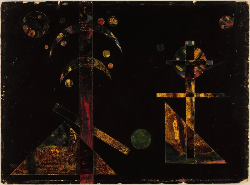 To Nina for Christmas av Wassily Kandinsky