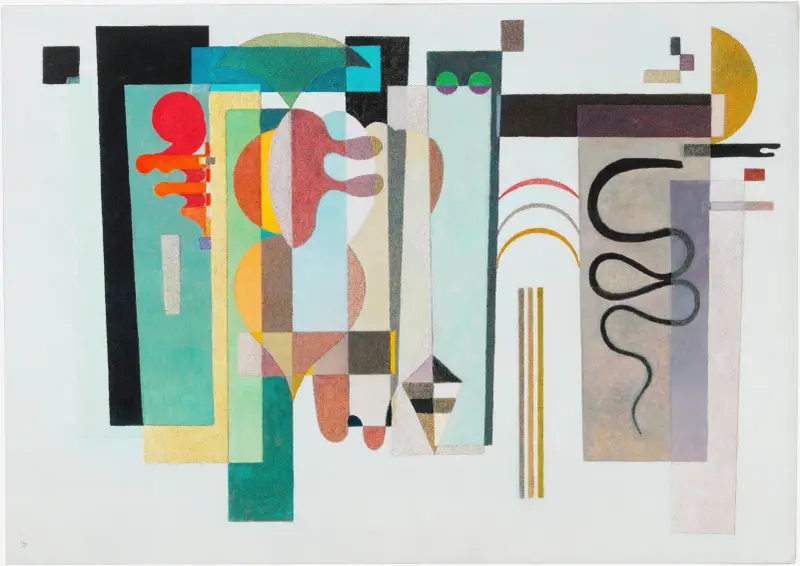Two Green Points, Wassily Kandinsky