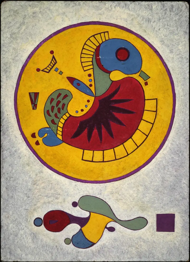 Bez názvu, 1944, Wassily Kandinsky