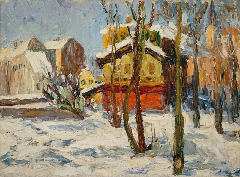 Zima ve Schwabingu, Wassily Kandinsky