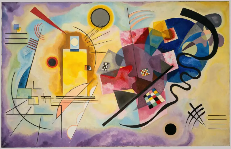 Gelb-Rot-Blau von Wassily Kandinsky