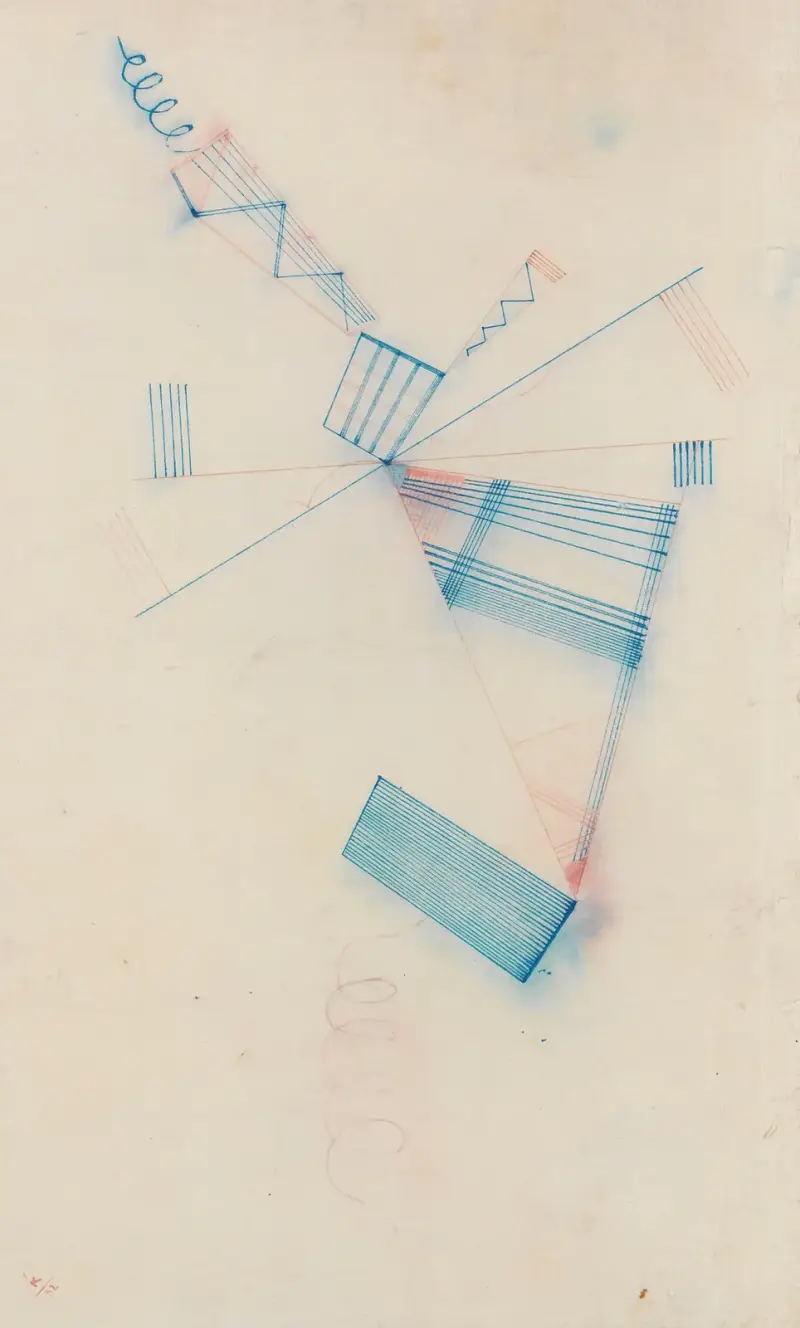 Zwei Spiralen av Wassily Kandinsky
