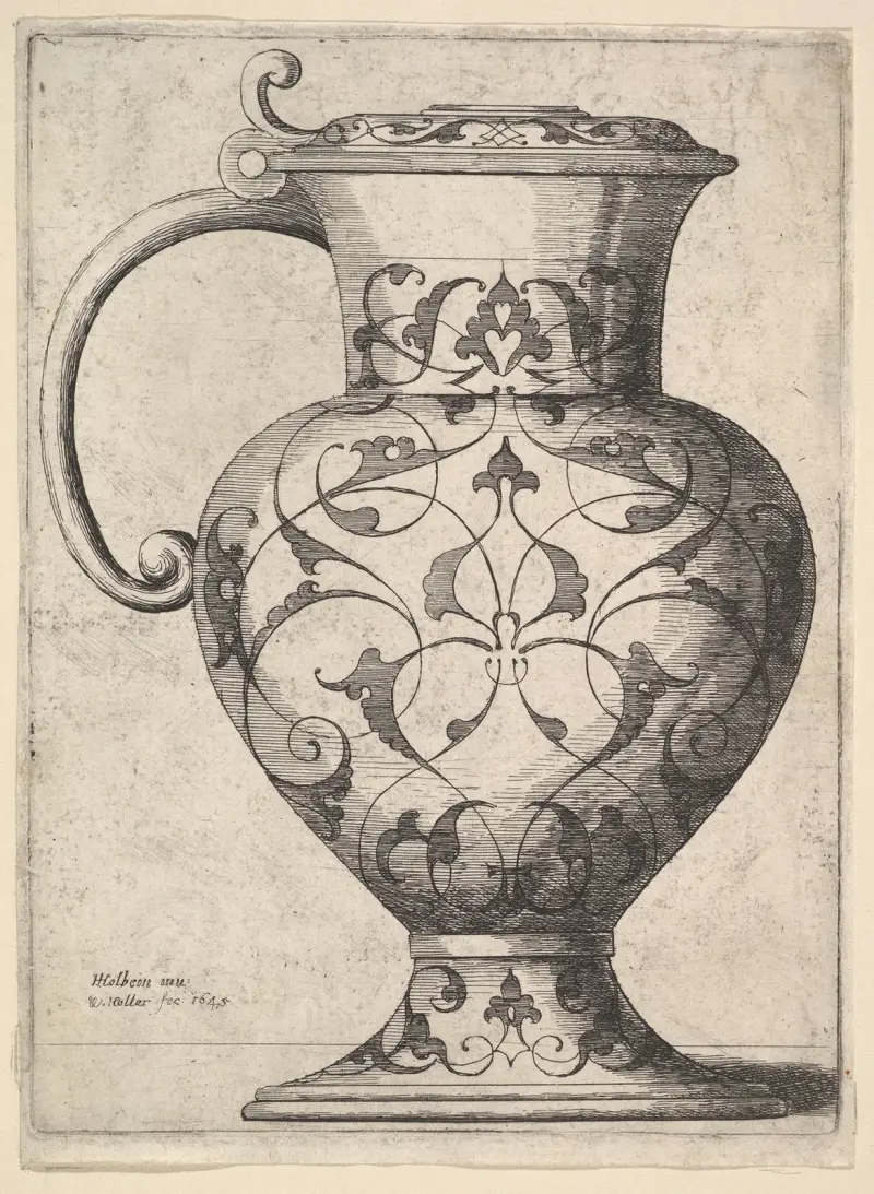 Dzban zdobiony arabeskami, Wenceslaus Hollar