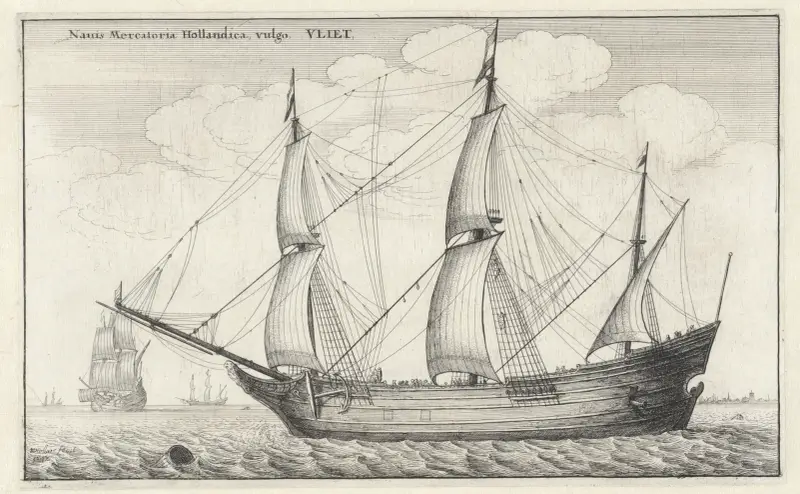 Naues Mercantoriæ Hollandicæ, vulgo, VLIET von Wenceslaus Hollar
