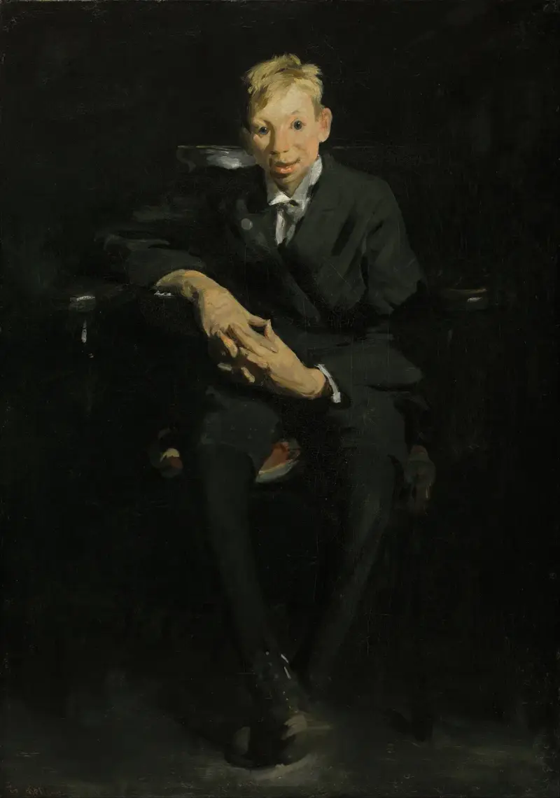 Frankie, the Organ Boy av George Wesley Bellows