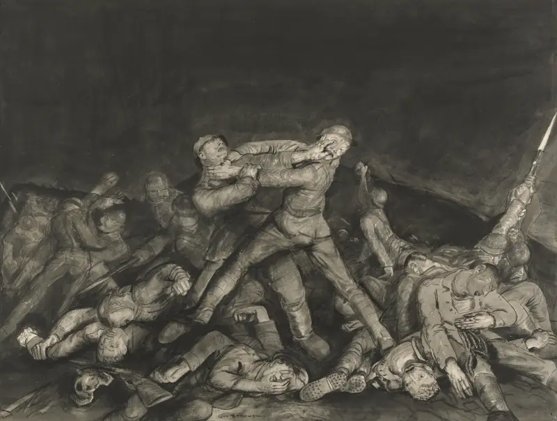 Spöket efter sergeant Pelly av George Wesley Bellows