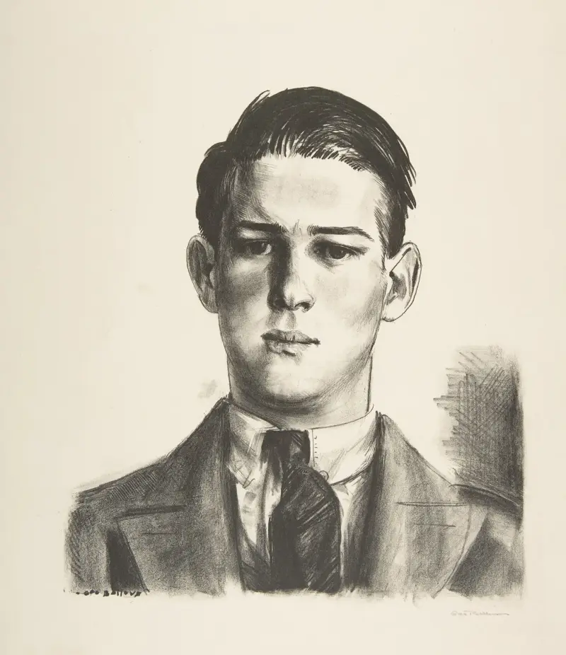 Head of Gregory av George Wesley Bellows