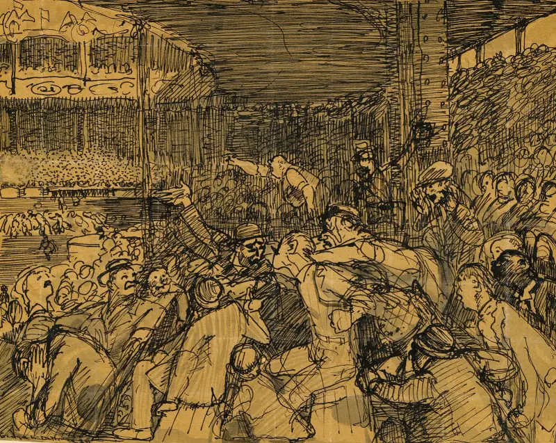 Kill the umpire av George Wesley Bellows