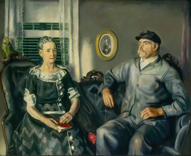 Mr. and Mrs. Phillip Wase av George Wesley Bellows