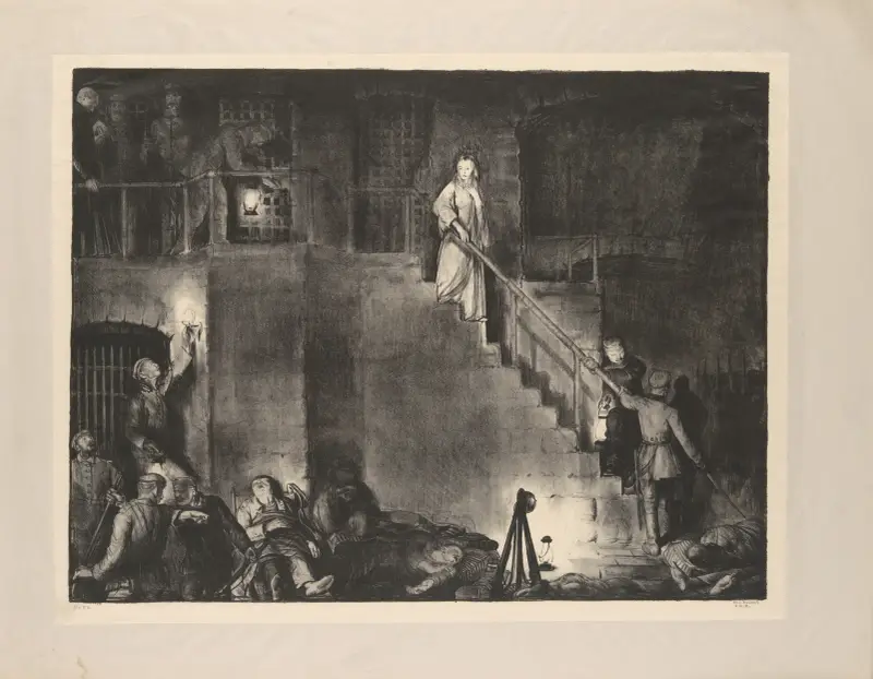 Mordet på Edith Cavell av George Wesley Bellows