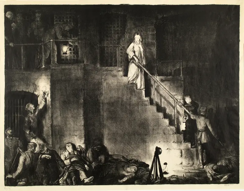 Mordet på Edith Cavell av George Wesley Bellows