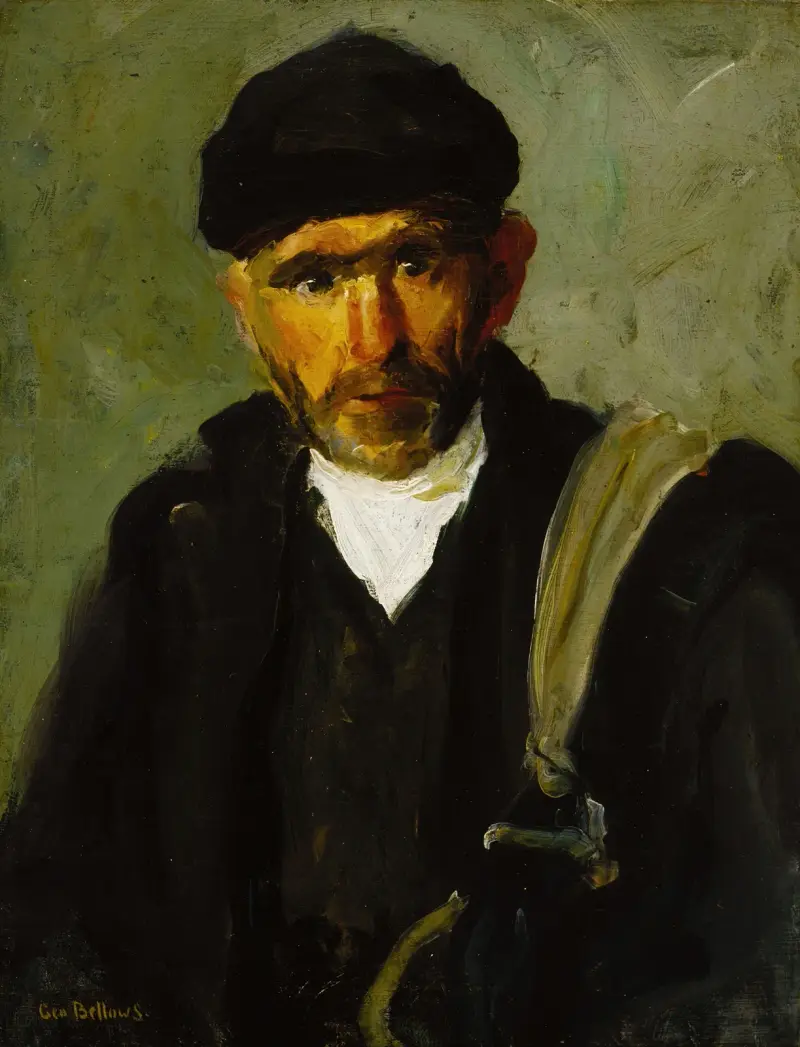Alter Fischer von George Wesley Bellows
